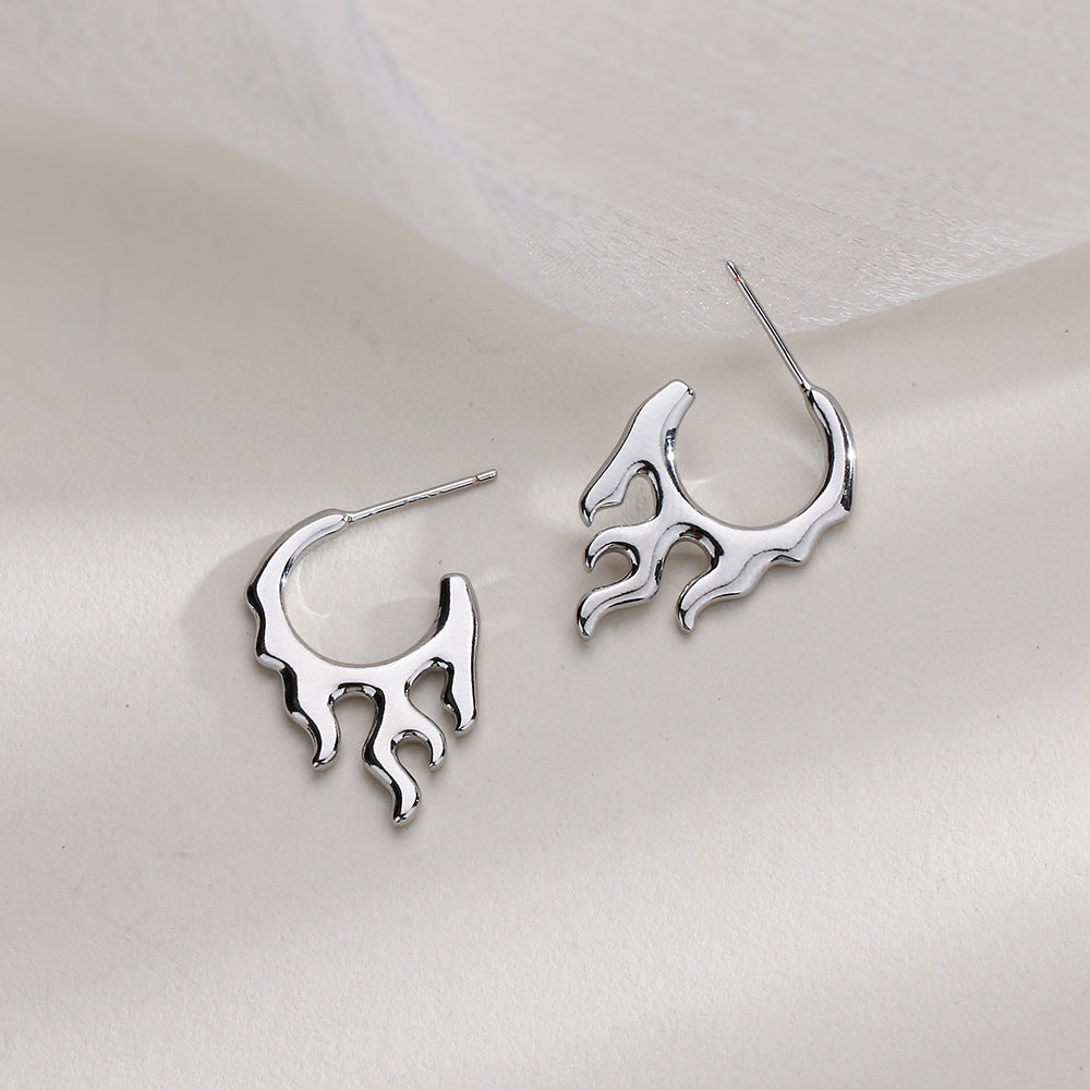 European And American-style Minimalist Plain Earrings