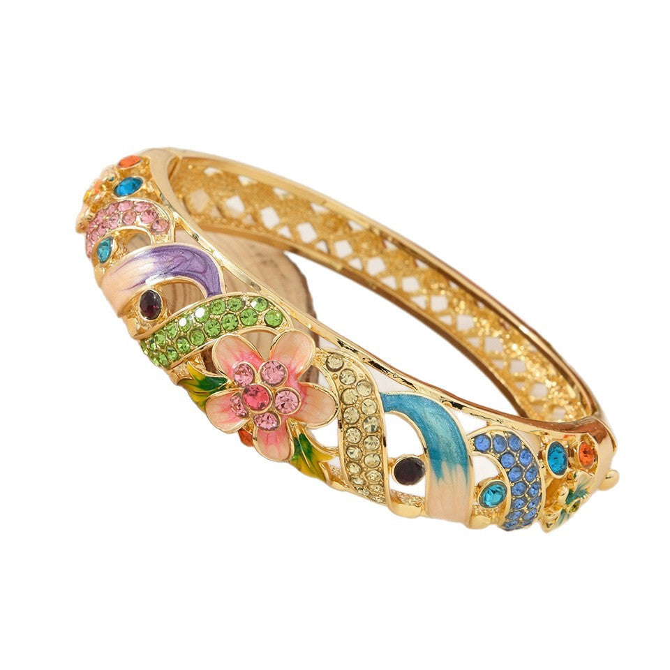 Korean-style Fashionable Crystal Bracelet For Women